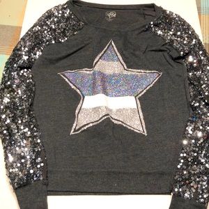 Justice sweatshirt with dazzle
